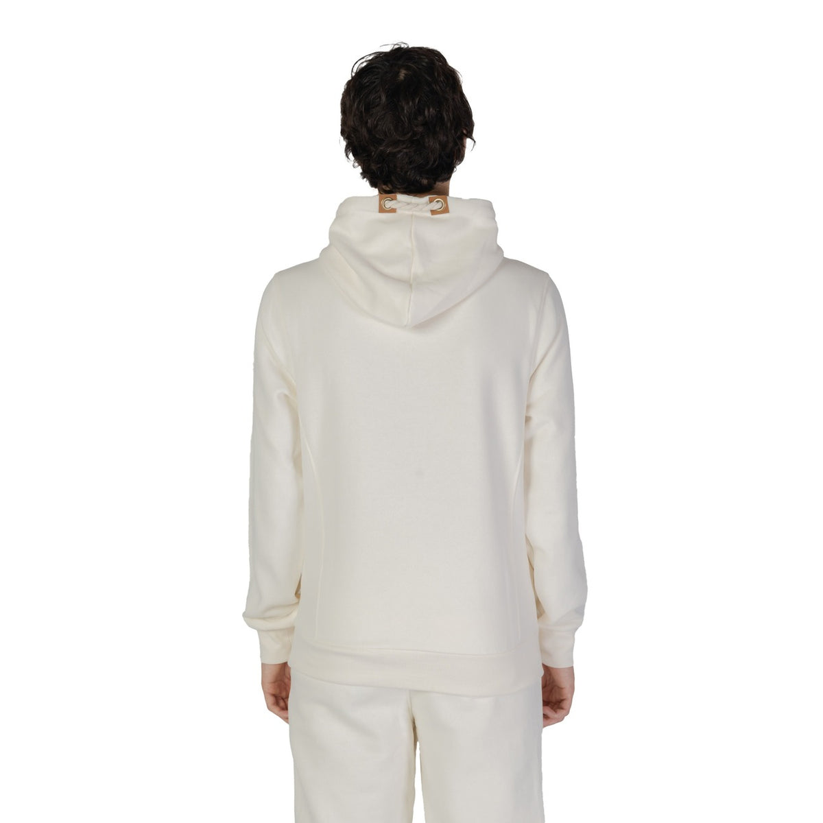 Hydra Clothing — Weißer Kapuzenpullover für Herren — Ansicht 2