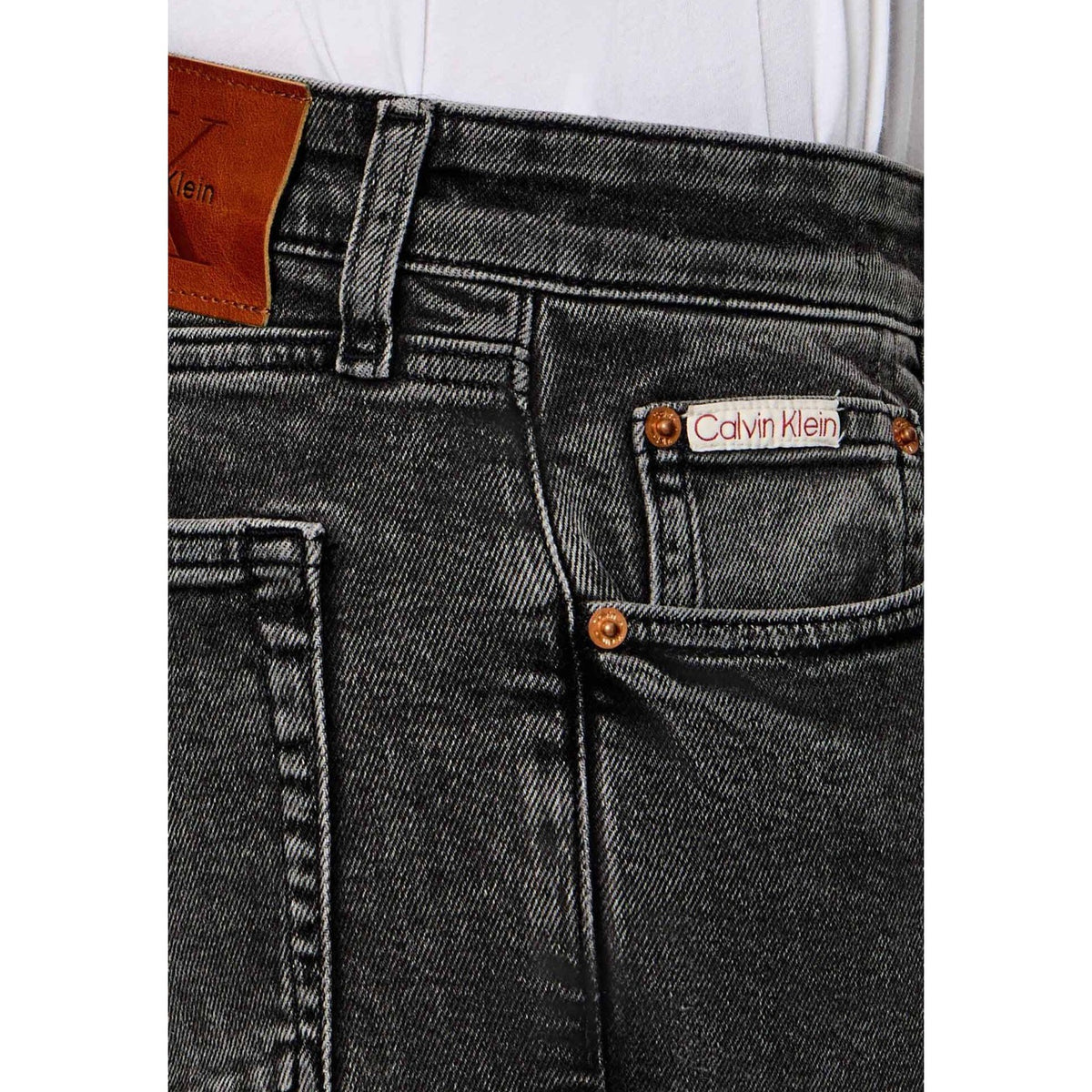 Calvin Klein Jeans — Jean beige stretch homme — vue 3