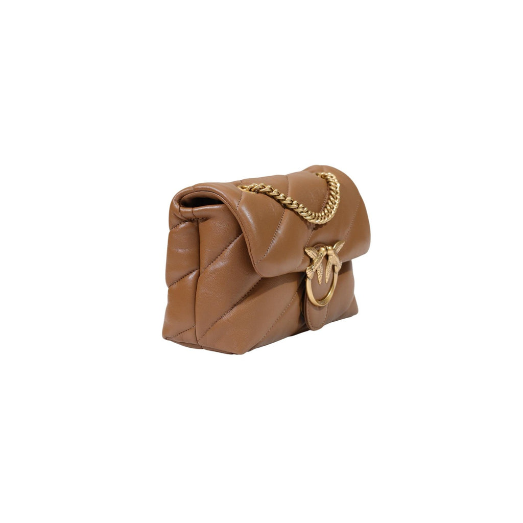 Pinko — Love Puff Mini CL Sheep Nappa tas bruin dames — afbeelding 4