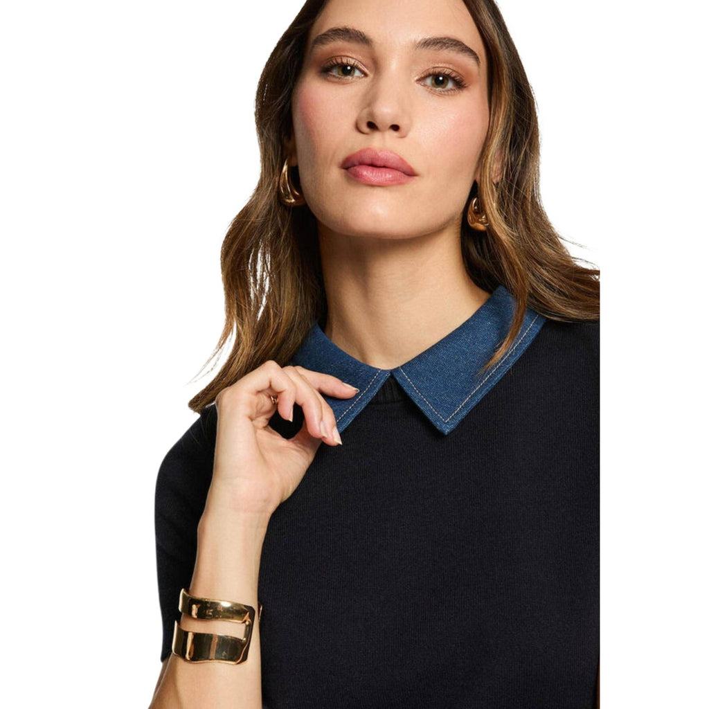 Morgan — Women’s blue sweater — view 3