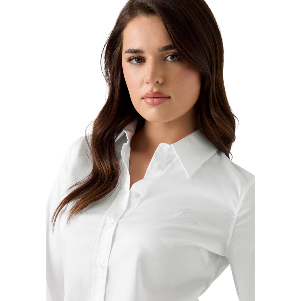 Guess — Hemd New Cate Shirt für Damen - Farbe weiß — Ansicht 4