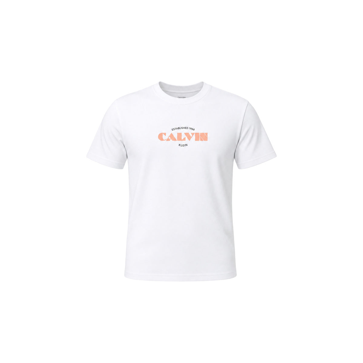 Calvin Klein Jeans — T-shirt blanc à imprimé femme — vue 3