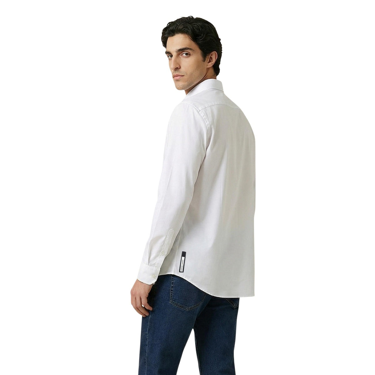 Armani Exchange — Men’s white stretch shirt — view 2