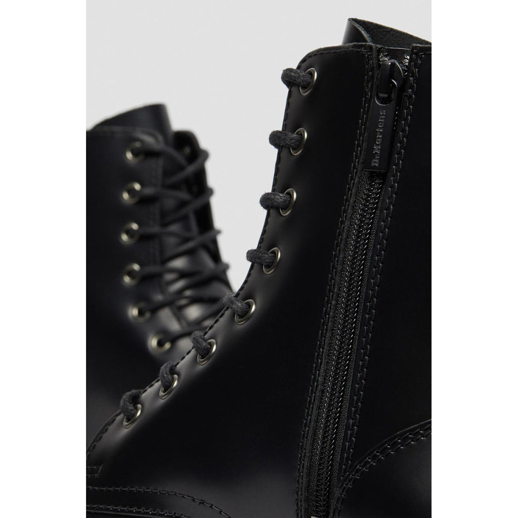 Dr. Martens — Bottes réf. 15265001 en cuir noir femme — vue 5