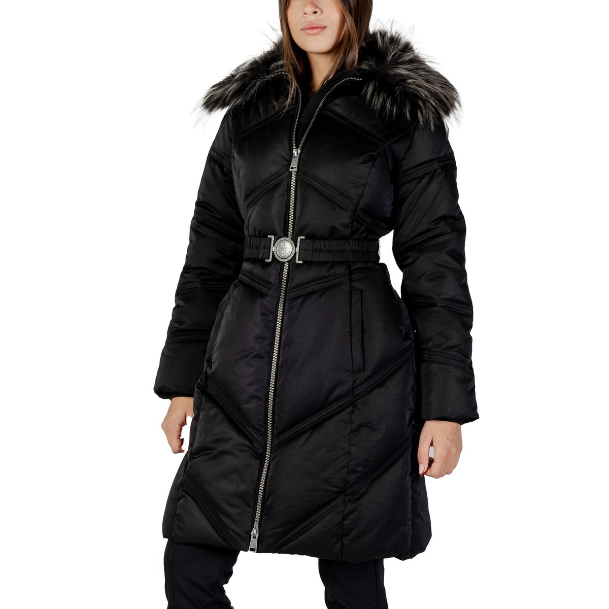 Guess — Women's W5bl33 Wg092 jacket - black color — view 4