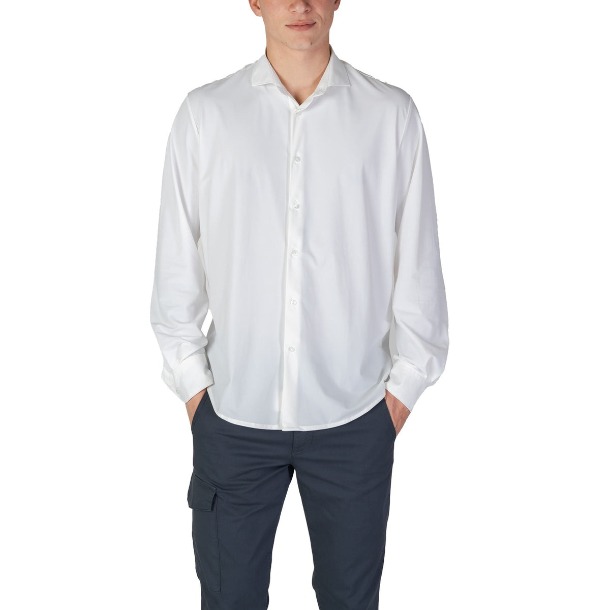 Fashion Brand — Chemise blanc homme