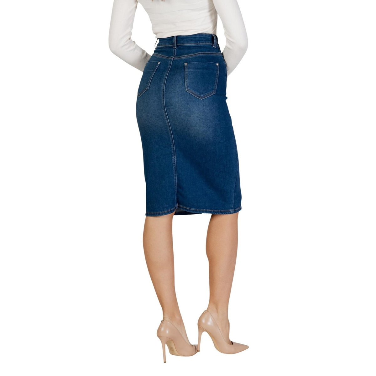 Morgan — Women's blue skirt — view 2