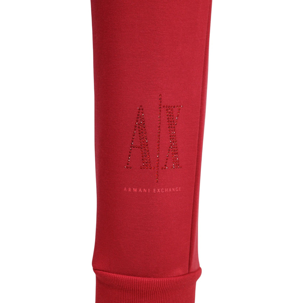 Armani Exchange — Rode stretchbroek voor dames — afbeelding 5