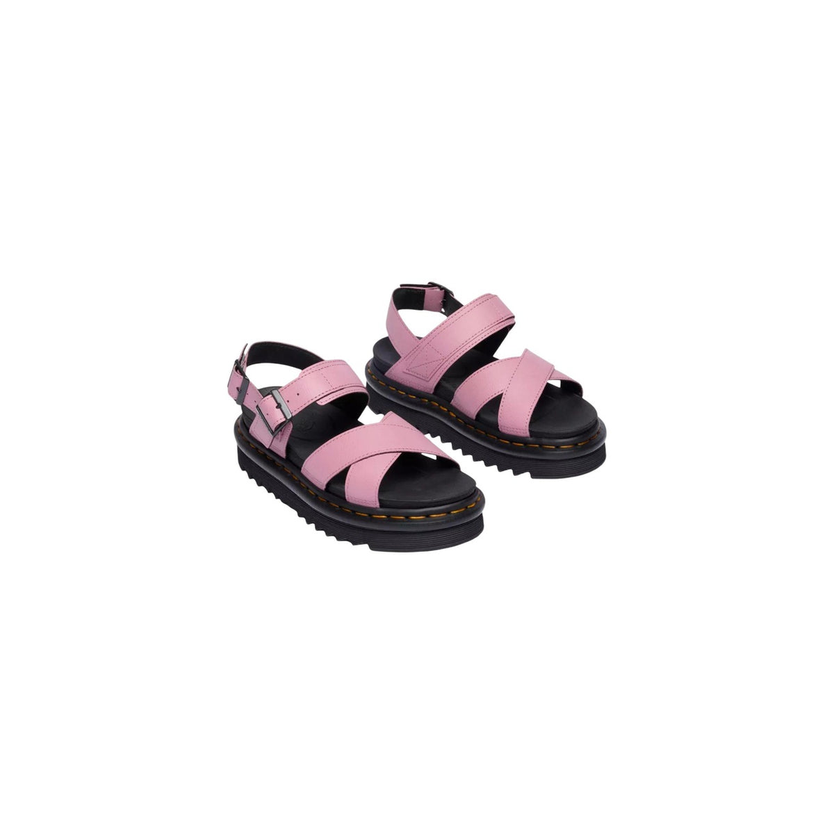 Dr. Martens — Sandales Voss Ii en cuir rose femme — vue 4