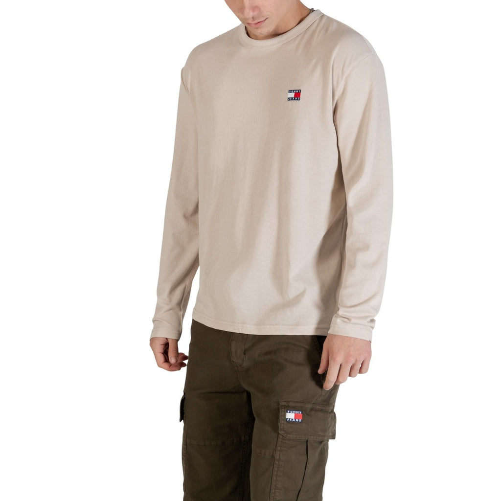 Tommy Jeans — Men’s beige t-shirt — view 3