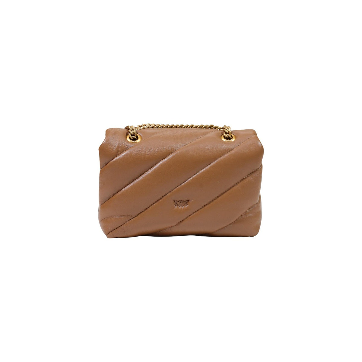 Pinko — Love Puff Mini CL Sheep Nappa tas bruin dames — afbeelding 5