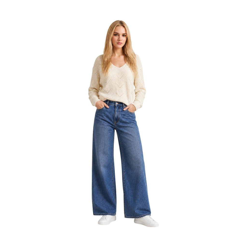 Jacqueline de Yong — Women’s Badut sequined V-neck sweater — view 4