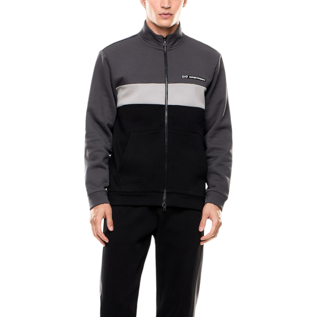 EA7 — Men’s black tracksuit — view 3