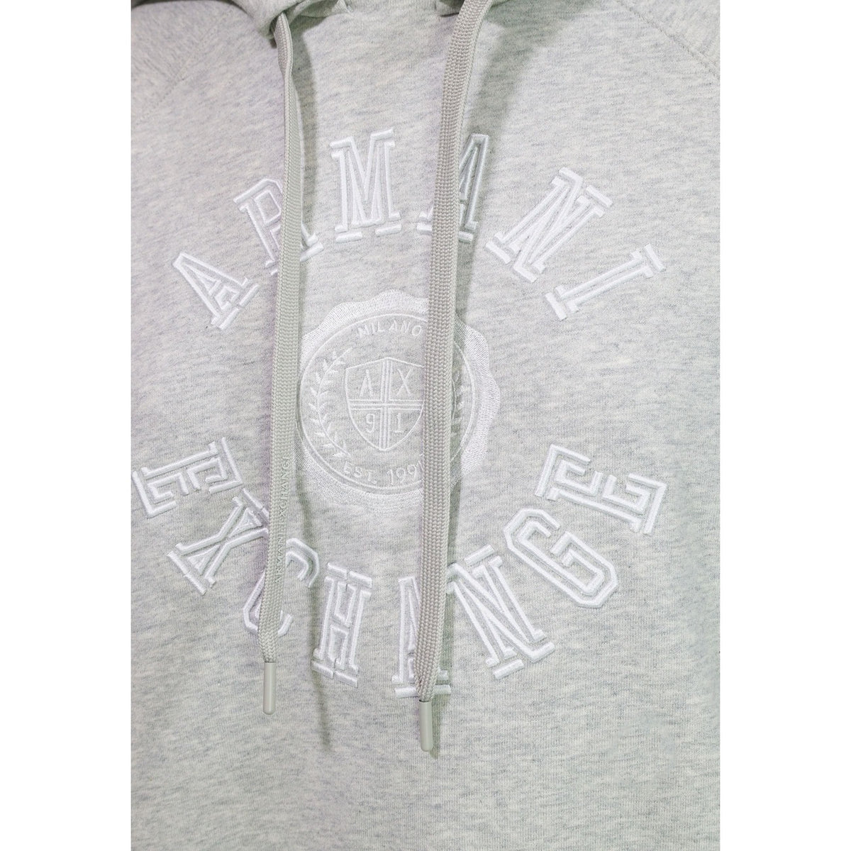 Armani Exchange — Women’s gray cotton sweatshirt — view 3