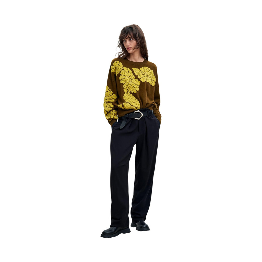 Desigual – Bubbles Lacroix Pullover grün Damen — Ansicht 2