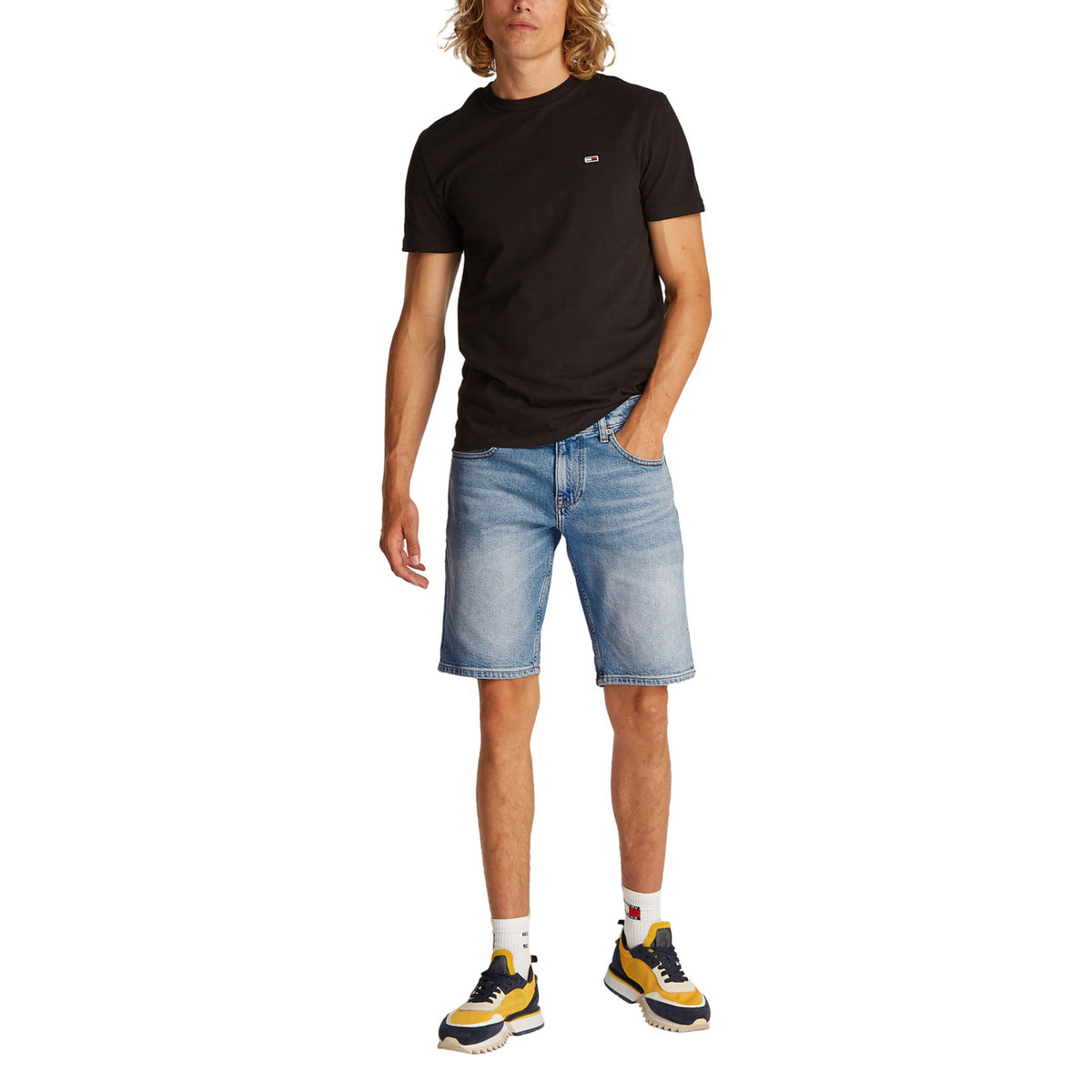 Tommy Jeans — Bermuda DM0DM20954 bleu azur homme — vue 3