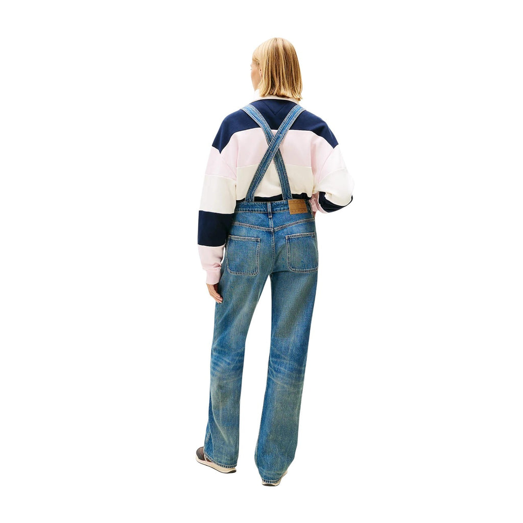 Tommy Jeans — Combinaison DW0DW22005 bleu azur femme — vue 3