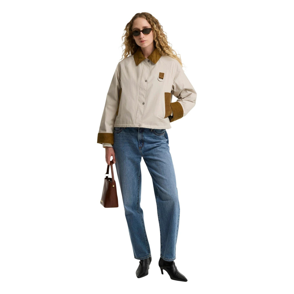 Barbour — Beige Wendy Casual Damenjacke — Ansicht 3