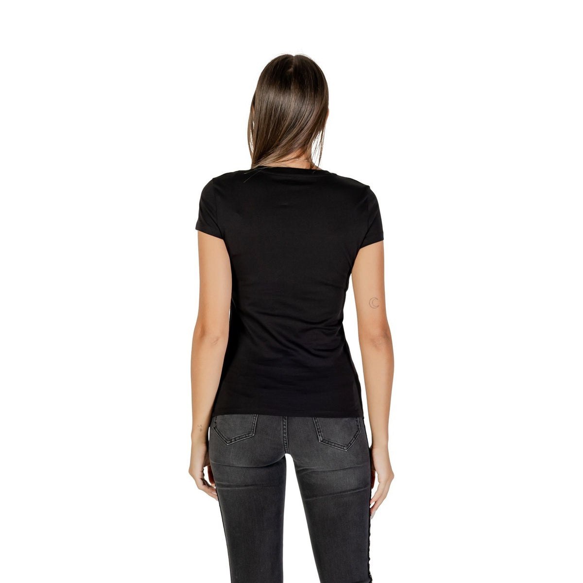 Armani Exchange — T-shirt XW001457 black woman — view 5