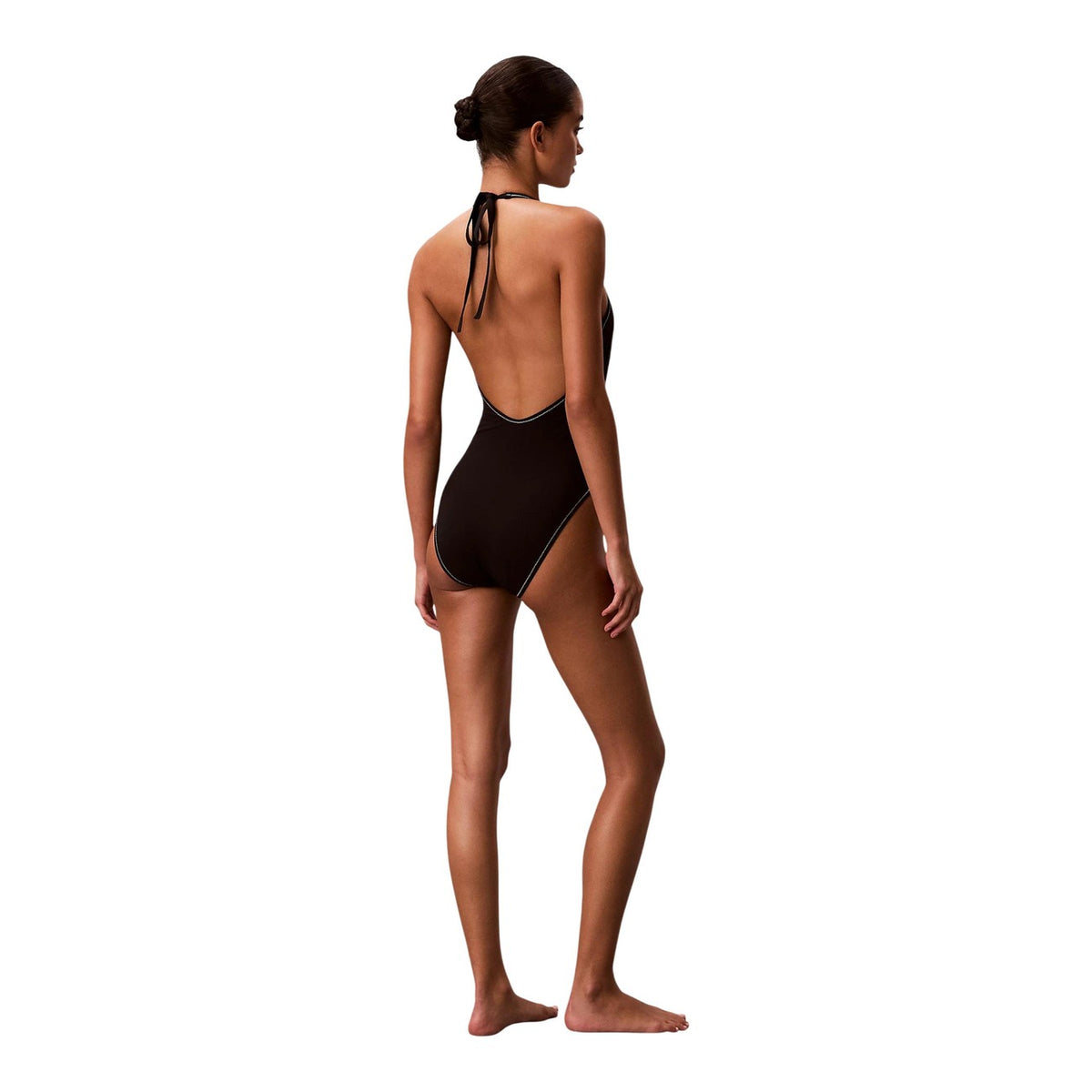Calvin Klein Jeans — Maillot de bain PLUNGE ONE PIECE noir femme — vue 3