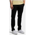 Lyle & Scott — Zwarte herenbroek van katoenmix
