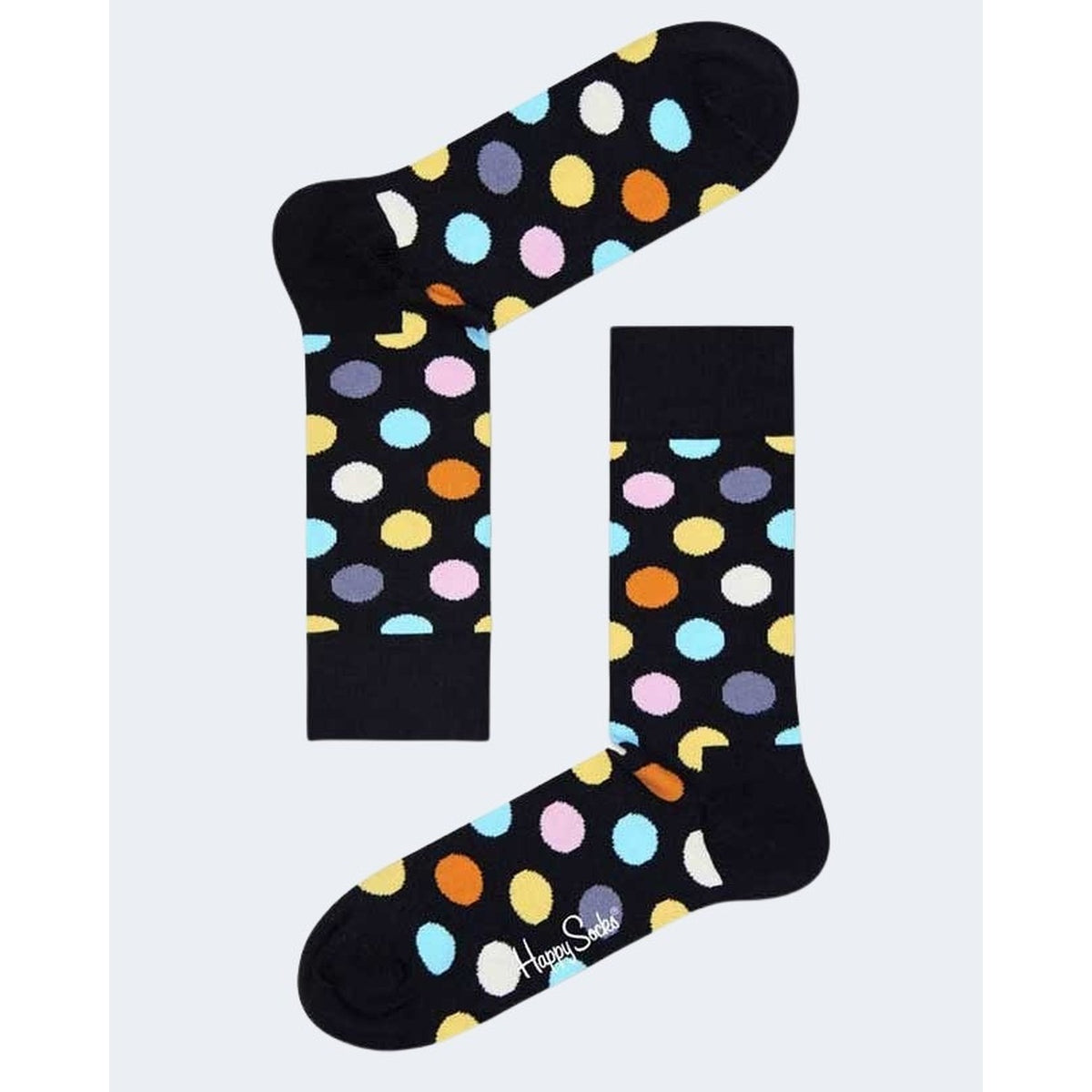 Happy Socks — Chaussettes WH7_167069_NERO noir homme — vue 2