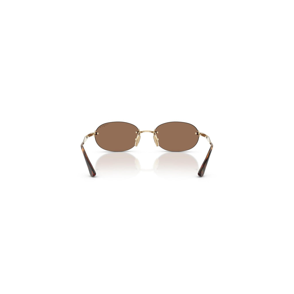 Vogue Eyewear — Ronde zonnebril van goudkleurig metaal voor dames — afbeelding 2