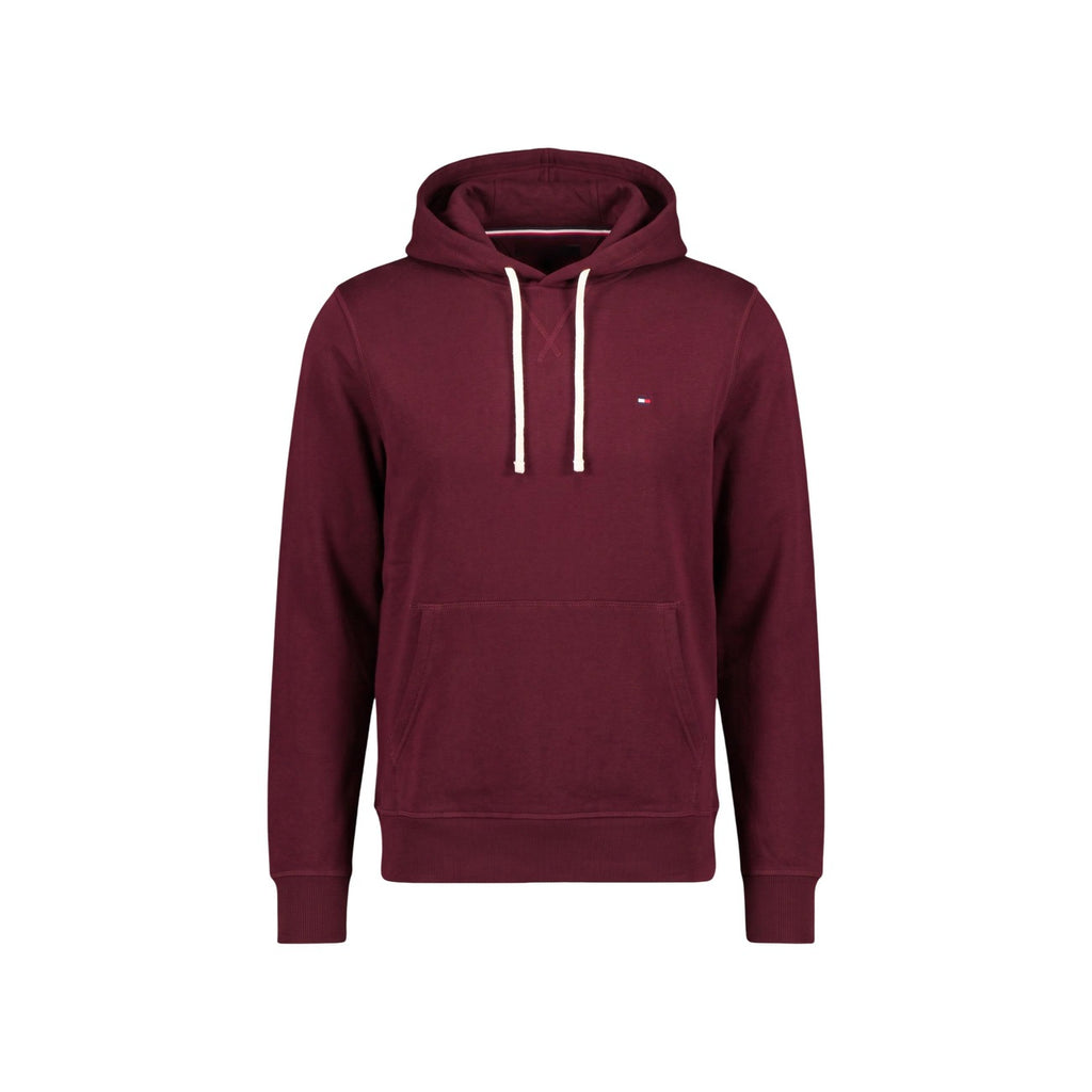 Tommy Hilfiger — Sweat col rond bordeaux homme — vue 2