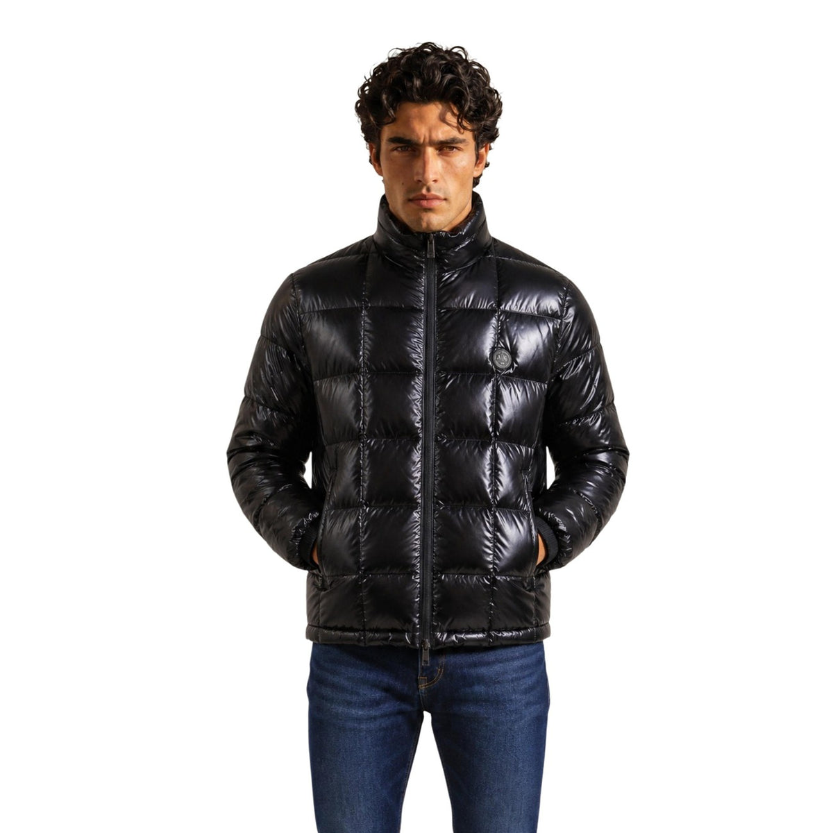 Armani Exchange — Veste noire homme