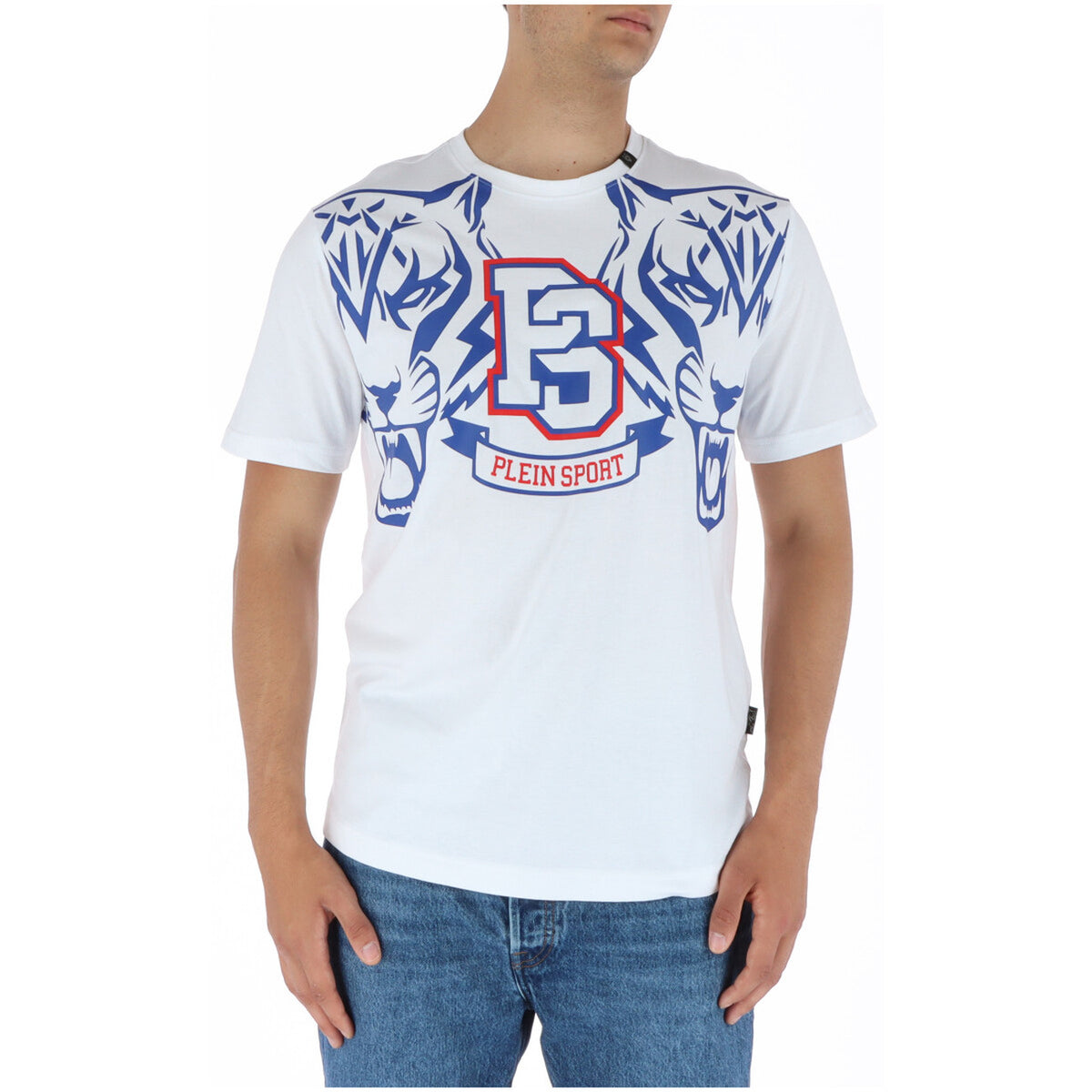 Plein Sport — T-shirt 119 blanc homme