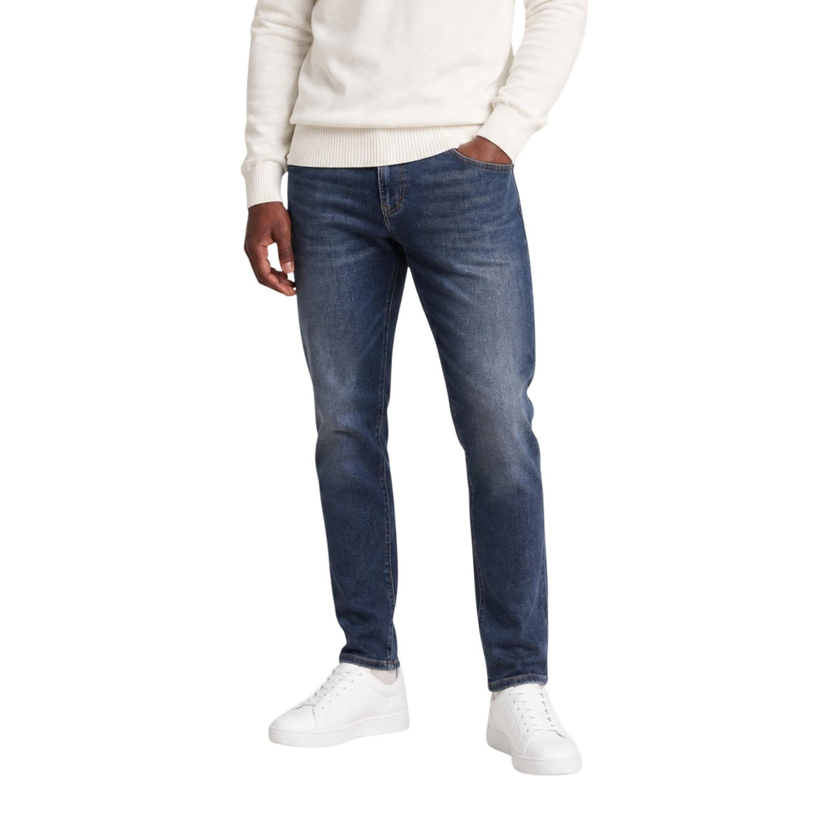 Tommy Jeans — Jean bleu en coton stretch Scanton Slim CJ1262 homme