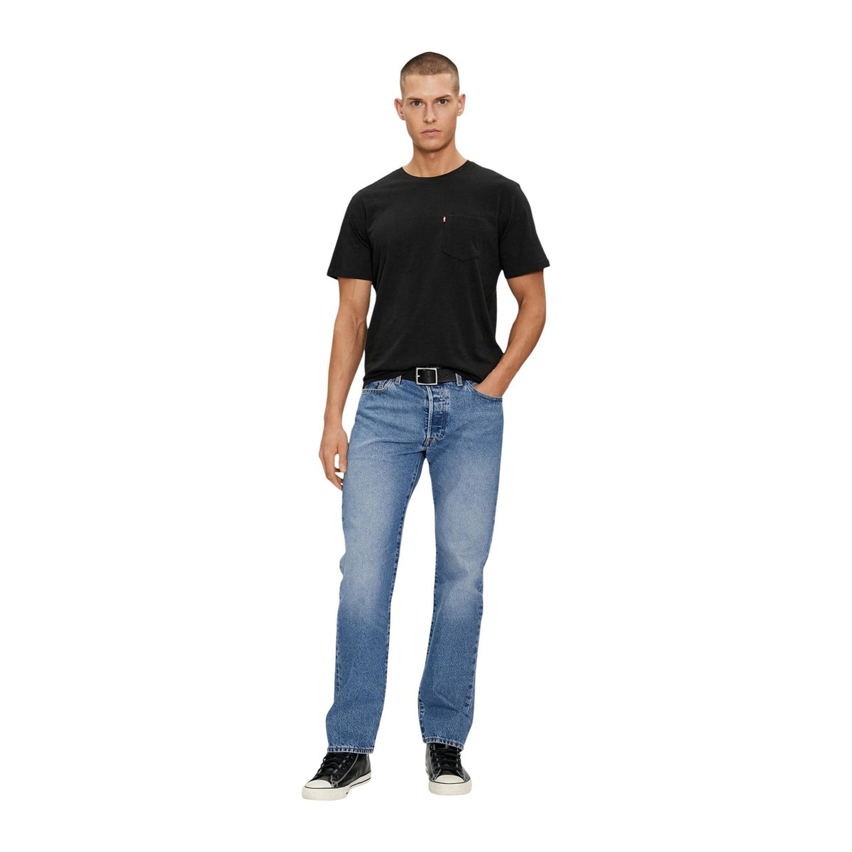 Levi’s — Men’s 501 Original blue jeans — view 2