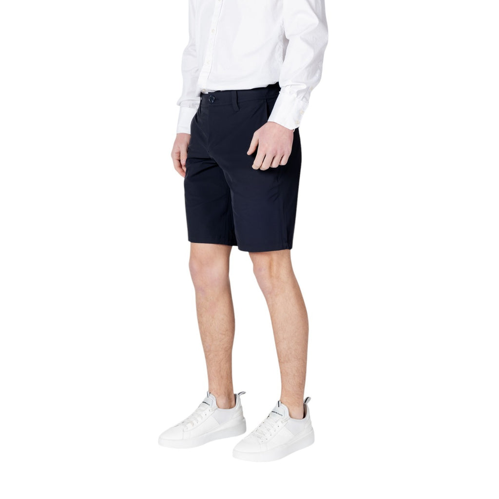 Armani Exchange — Technical Bermuda shorts 8NZS49 blue for men — view 3