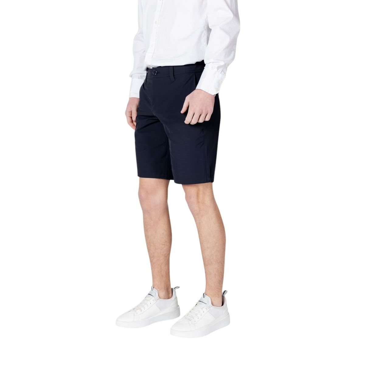 Armani Exchange — Technical Bermuda shorts 8NZS49 blue for men — view 3