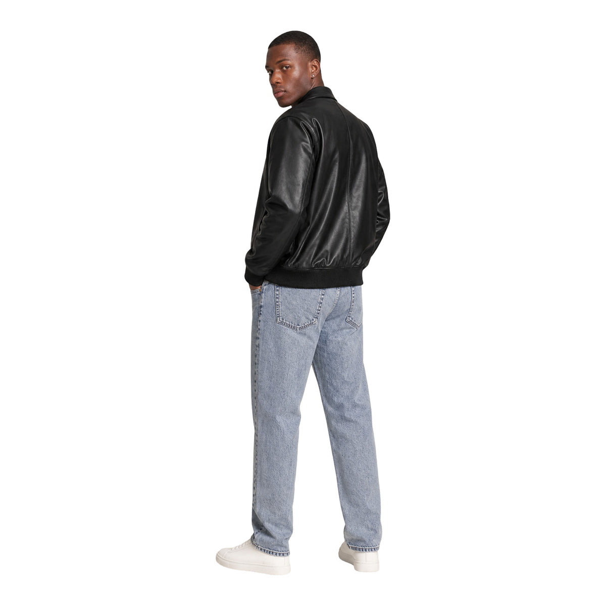 Calvin Klein Jeans — Veste noire col classique homme — vue 2