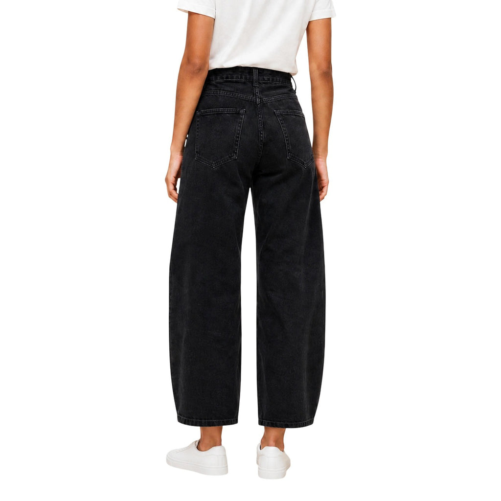 Only — ONLFENANDA Barrel high-waisted jeans black woman — view 4