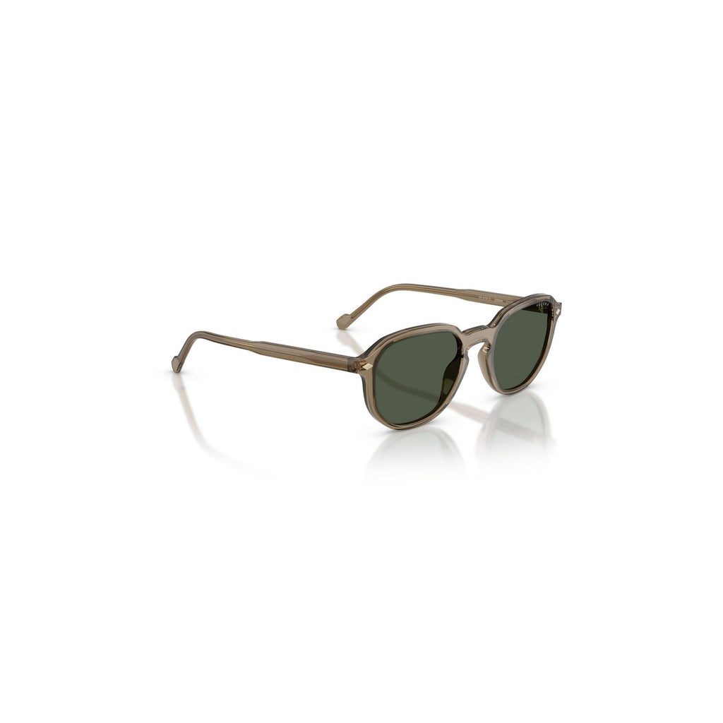 Vogue Eyewear — Geometrische Sonnenbrille aus braunem Acetat für Herren — Ansicht 5