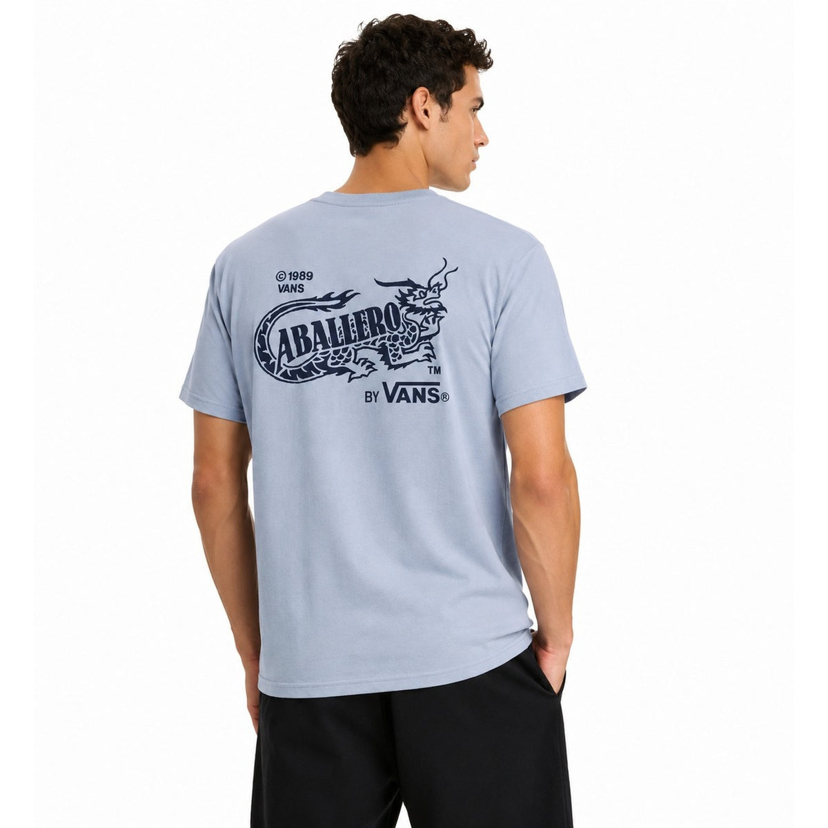 Vans — T-shirt VN000XHBH901 bleu clair homme — vue 2