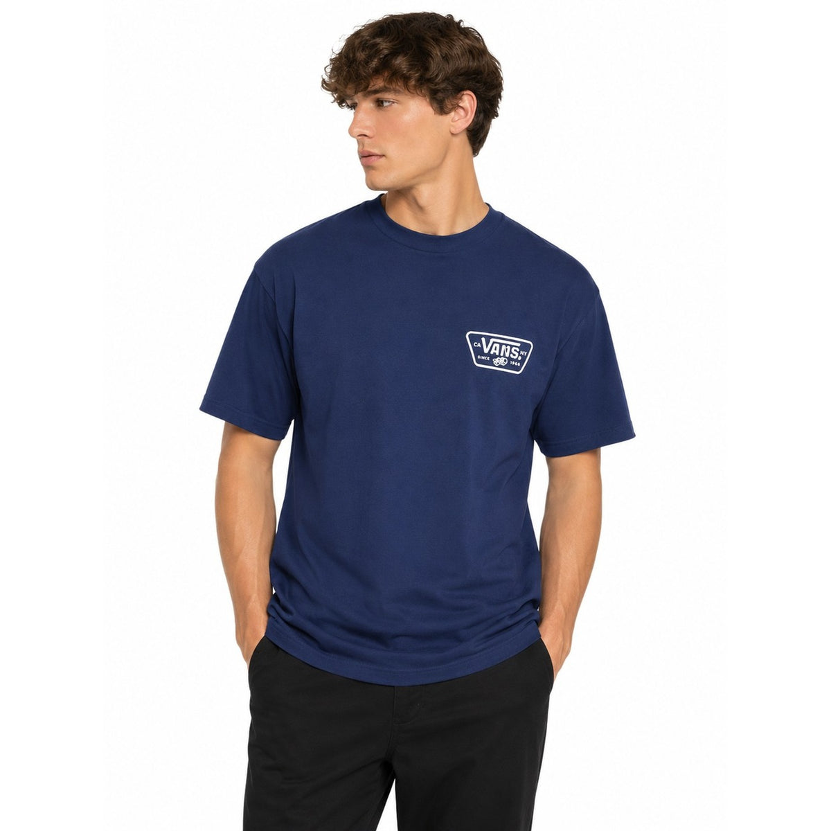 Vans — T-shirt VN000WU85TU1 bleu homme