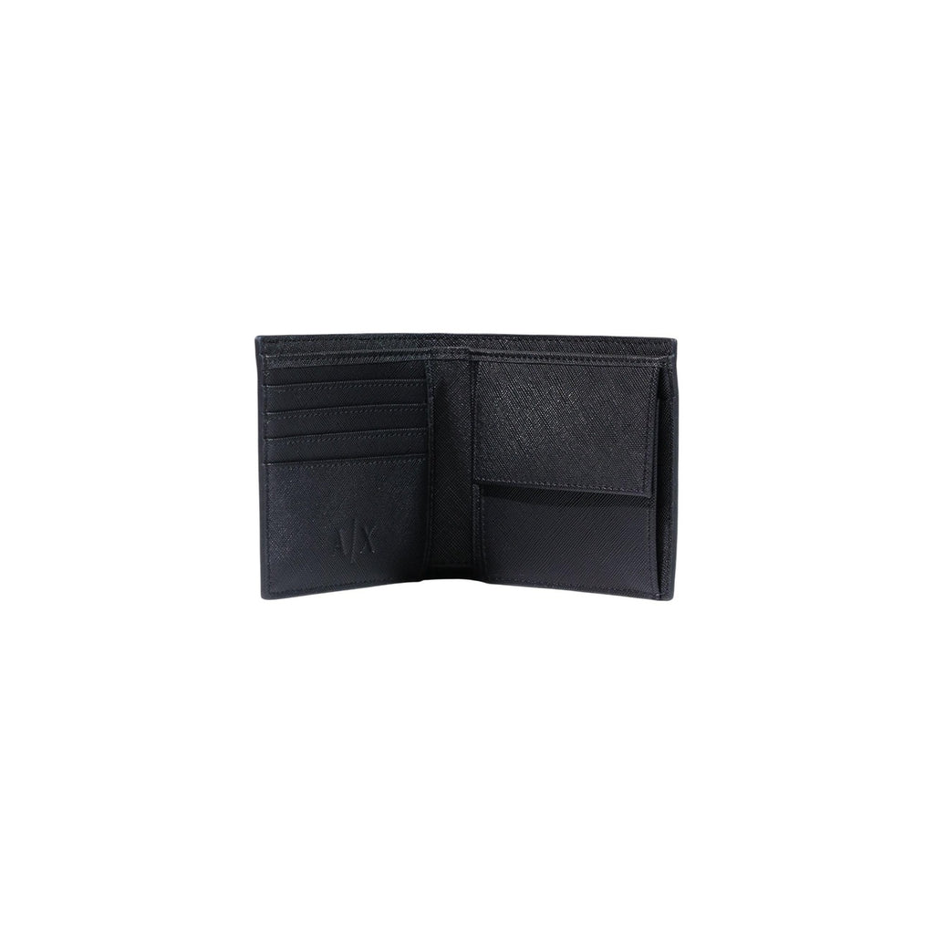 Armani Exchange — Zwarte herenportemonnee — afbeelding 3