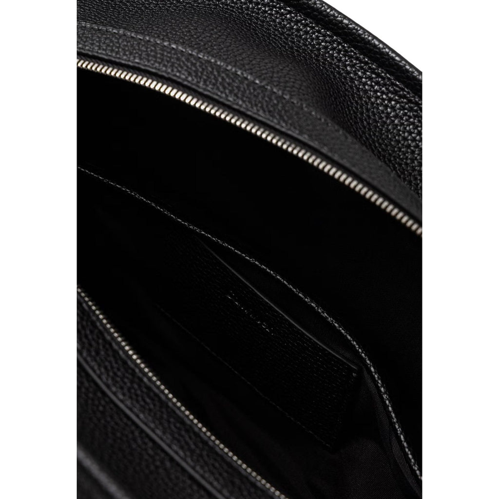 Calvin Klein — Sac noir réf. WEBBING ADJ STRAP TOTE femme — vue 5