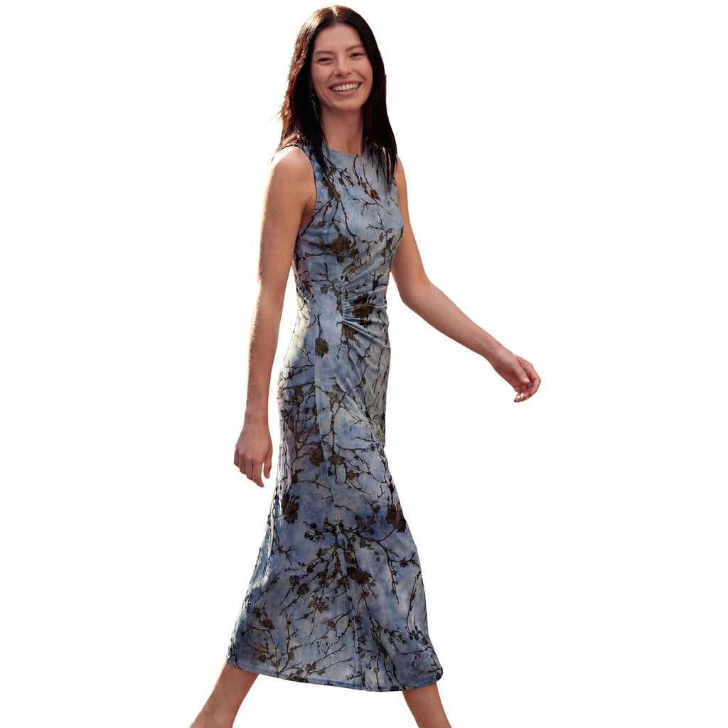 Desigual — Robe Repris Vest Cougar bleu clair femme