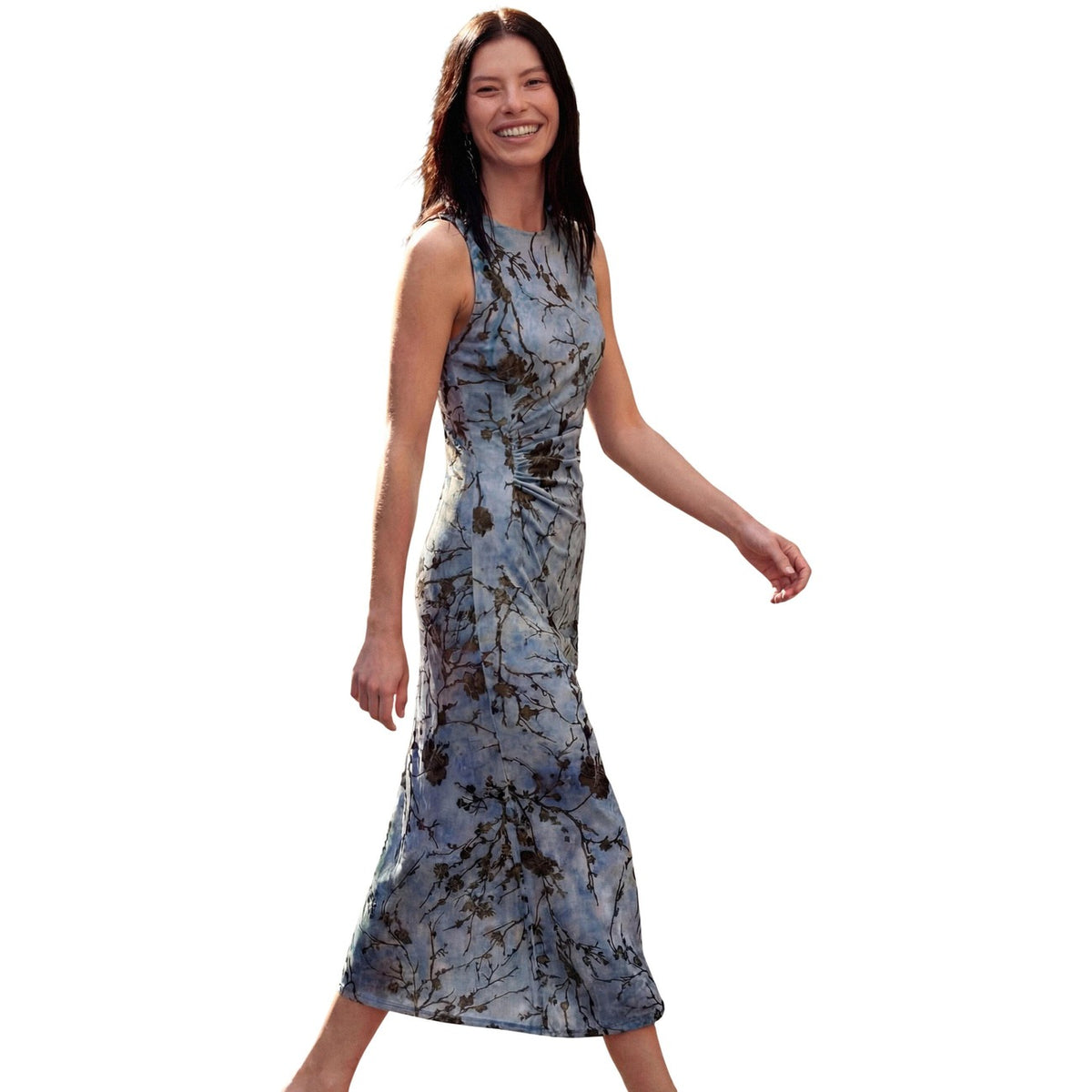 Desigual — Robe Repris Vest Cougar bleu clair femme