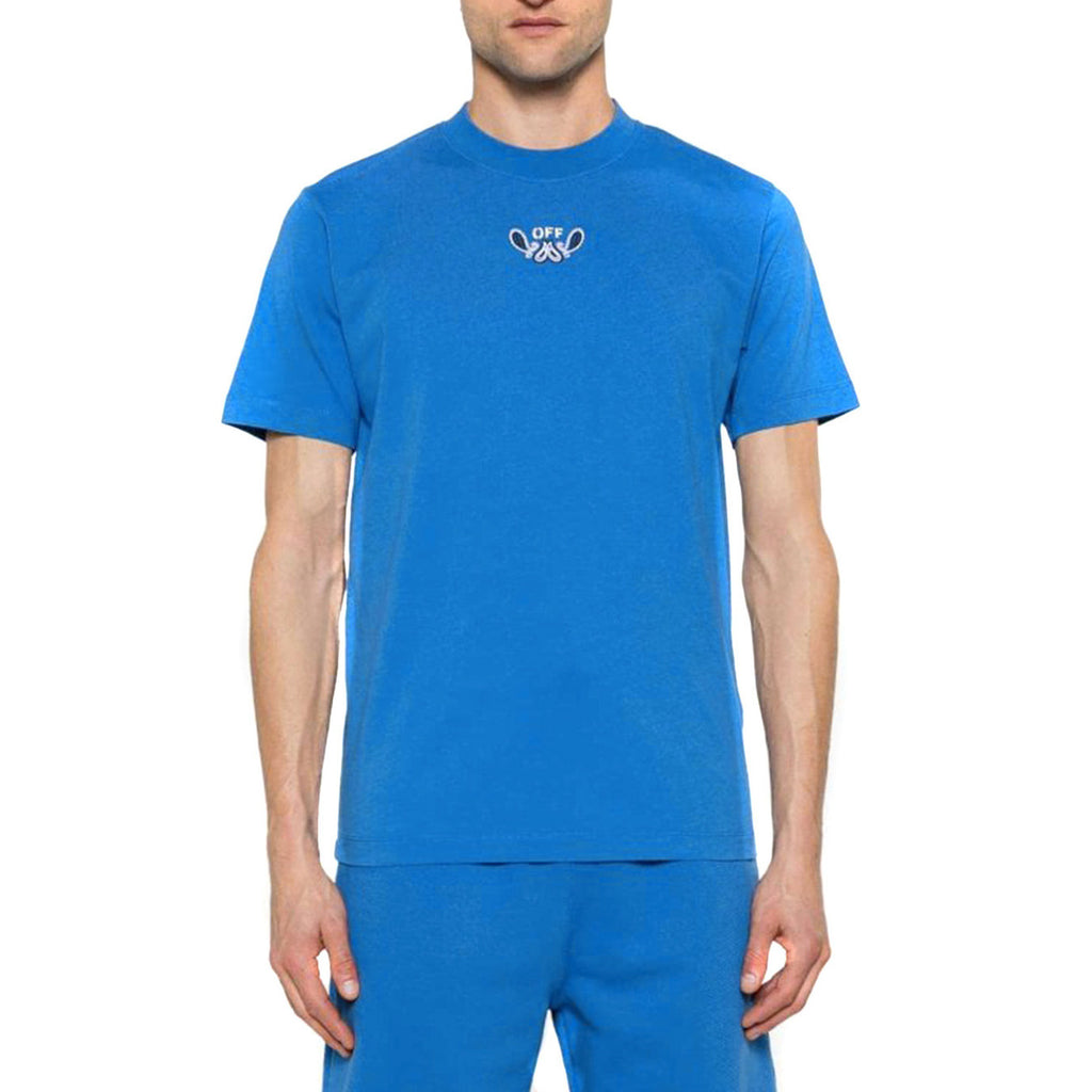 Off-white — T-shirt BO_2114 bleu azur homme — vue 3