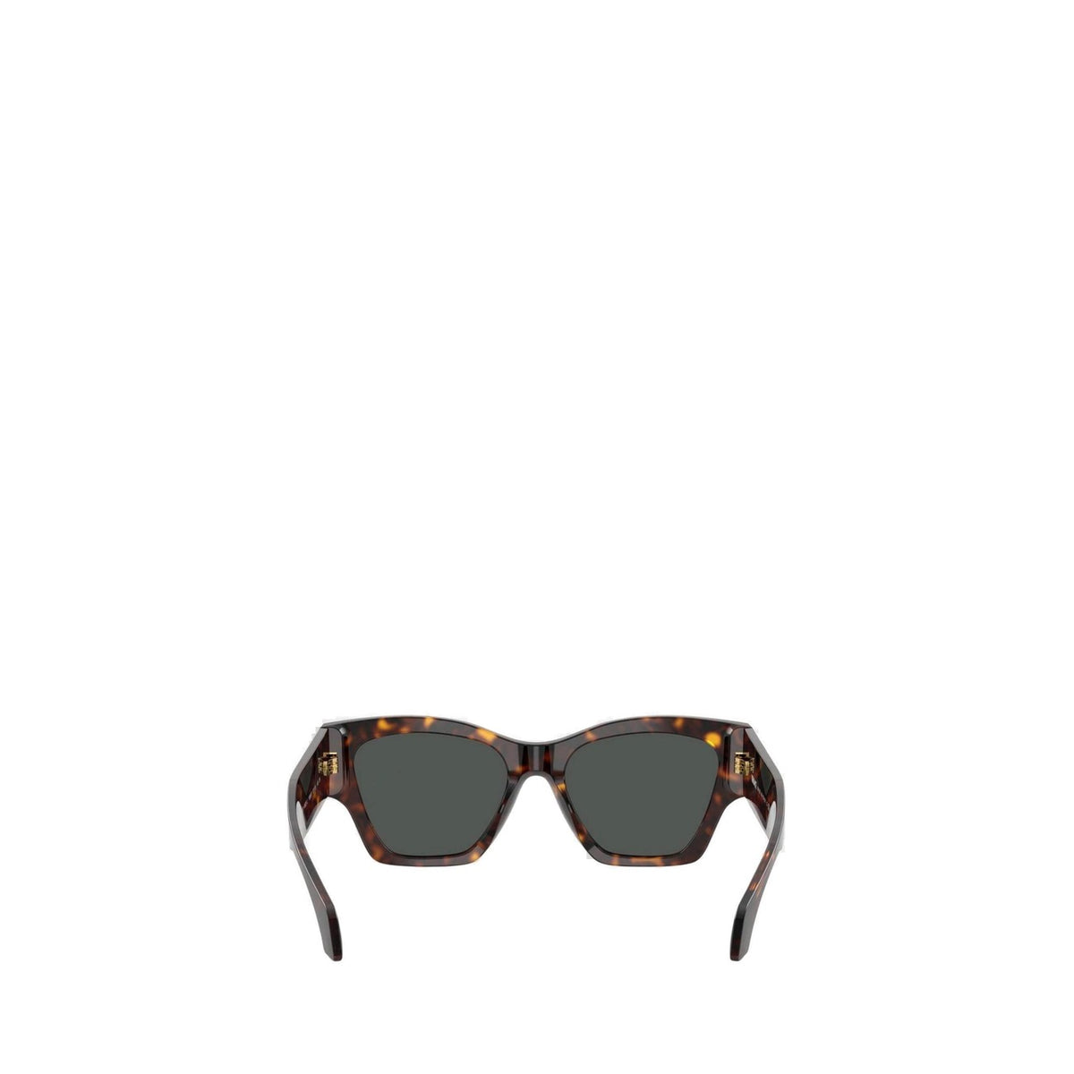 Versace — Lunettes de soleil carrées en acétate marron femme — vue 2
