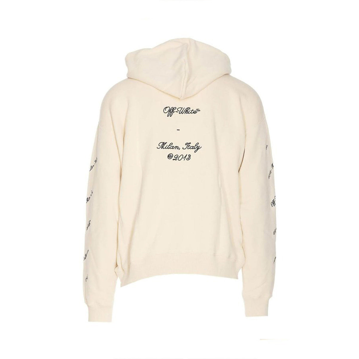Off-white — Sweat à capuche BO_2111 beige homme — vue 2