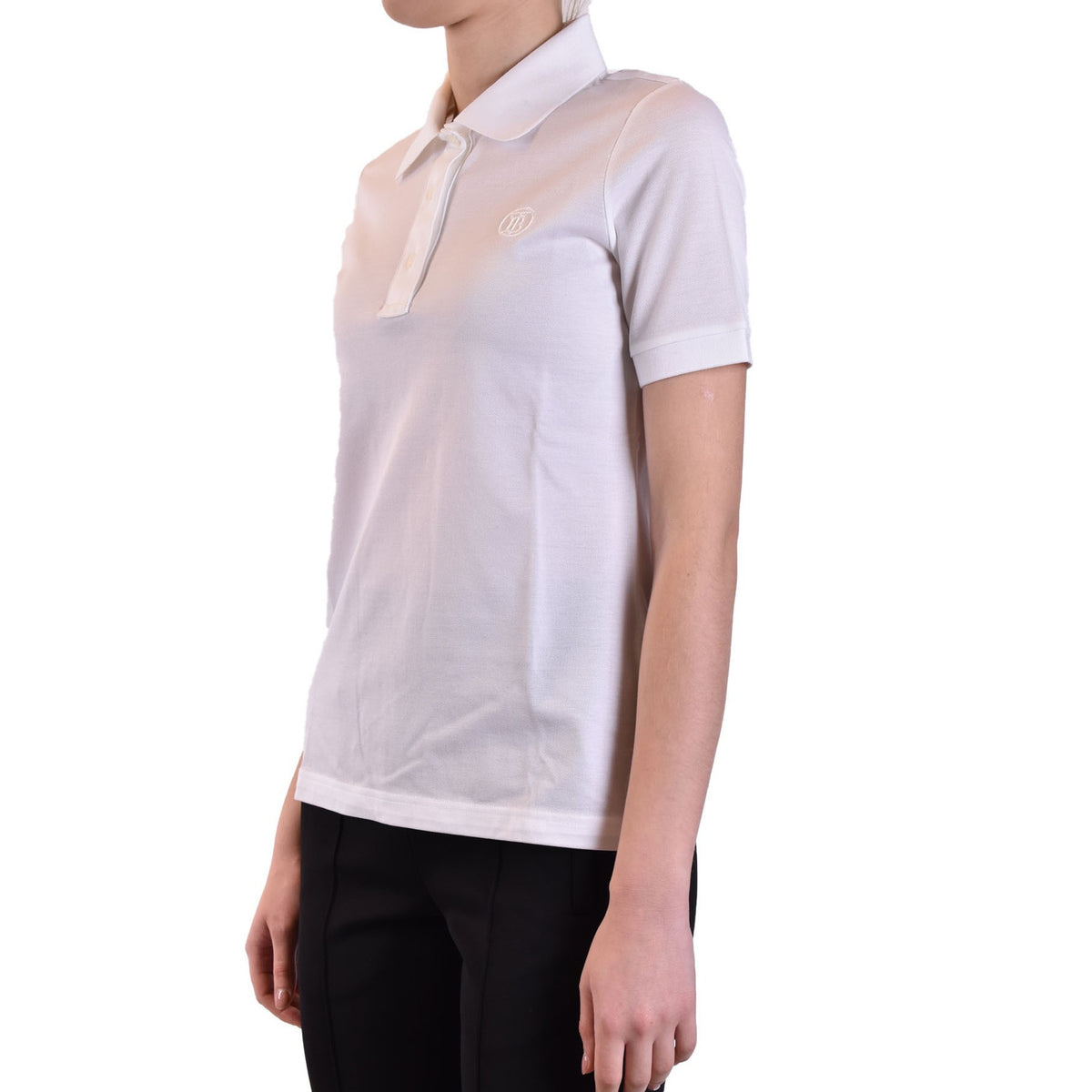 Burberry — Polo réf. B_43989 blanc femme — vue 3