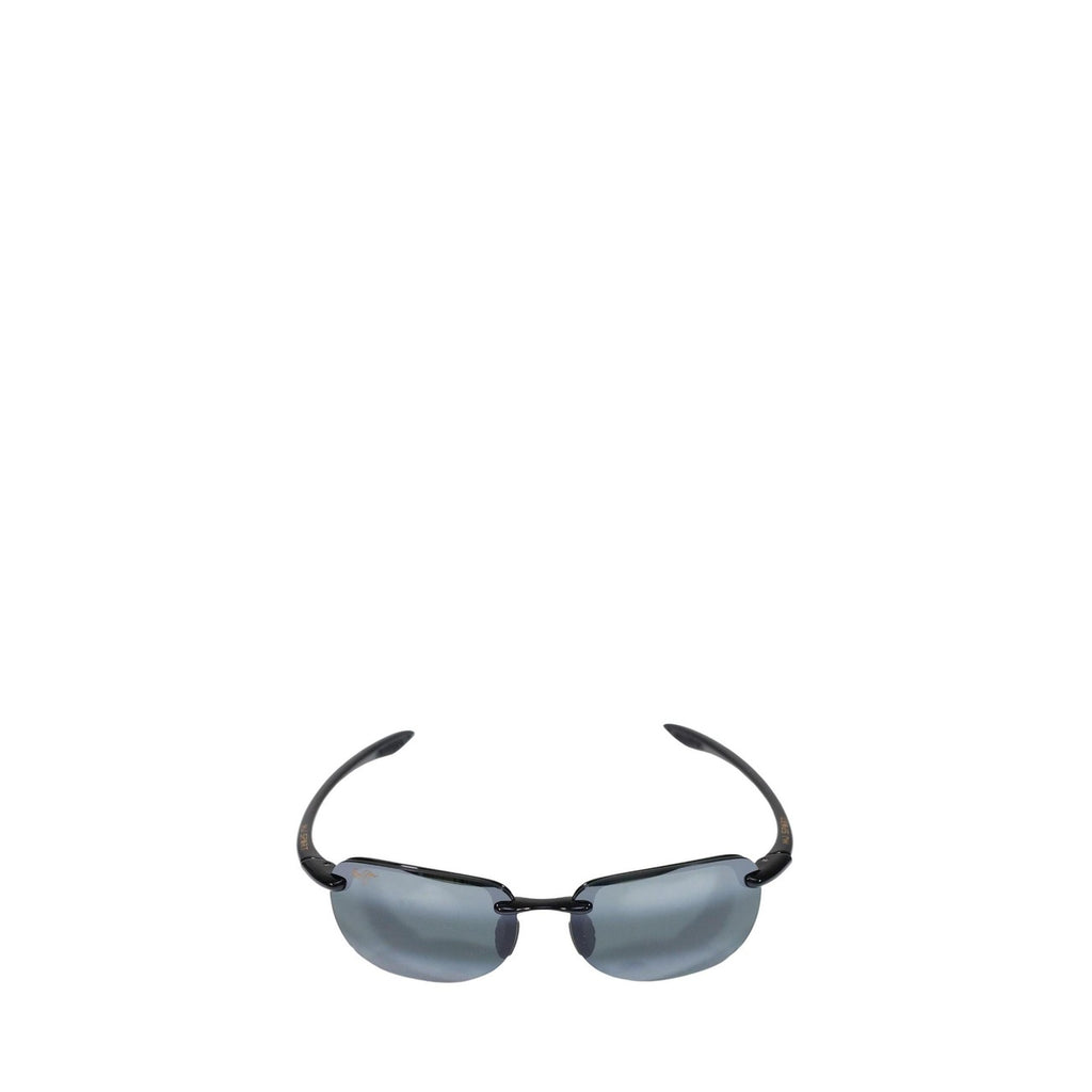 Maui Jim — Lunettes de soleil Sandy Beach rectangulaires noir unisexe