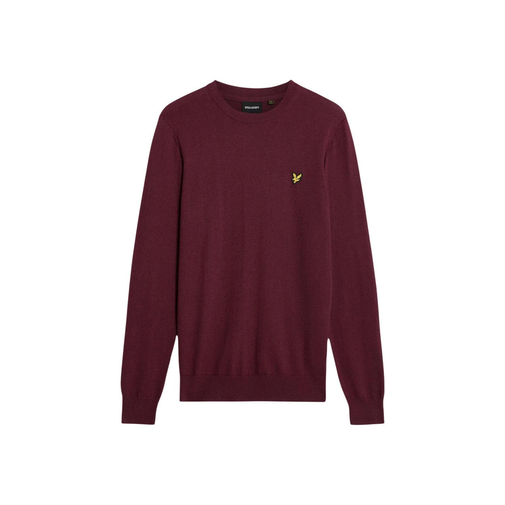Lyle & Scott — Heren sweater met ronde hals van katoen