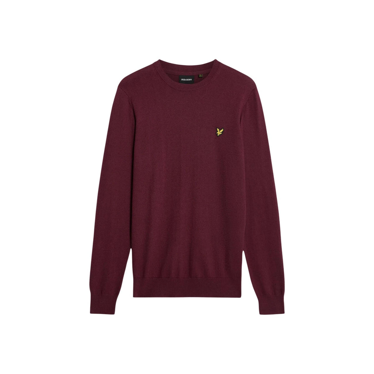 Lyle & Scott — Heren sweater met ronde hals van katoen